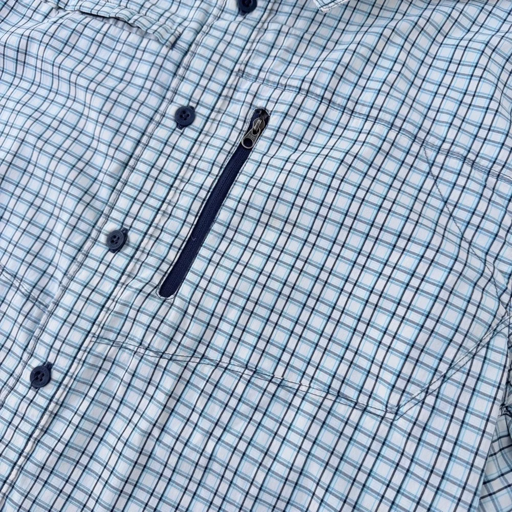 Men’s The North Face Short Sleeve Hiking Shirt Size Medium - Picture 3 of 9